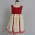 stripe chiffon  sleeveless baby girls dress